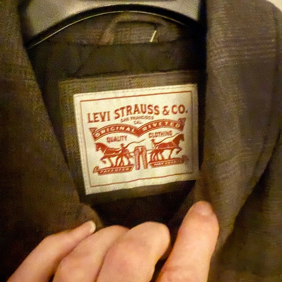 Levi’s Quilted Plaid Shacket Overshirt Jacket | Workwear Utility | Size S - Picture 2 of 8